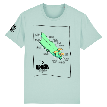 Aruba Surf T-shirt men, caribbean blue