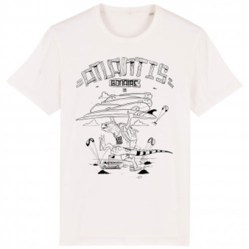 Kitesurf T-shirt Bonaire offwhite men