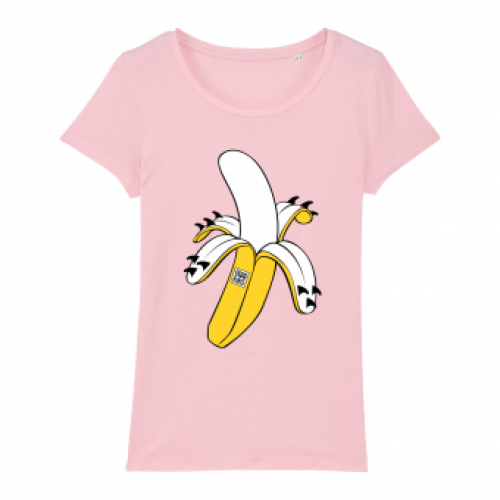 Surf t-shirt women pink, Banana Surf