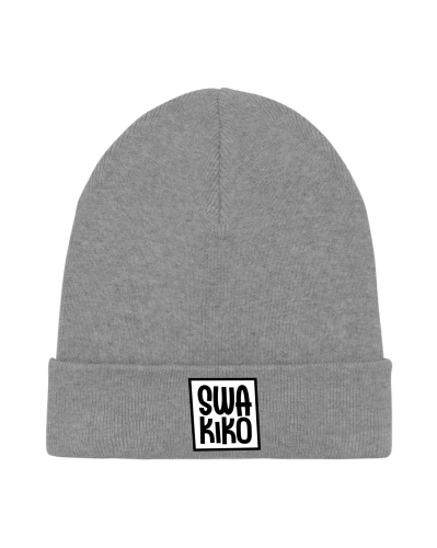 Grijze muts met Swakiko logo