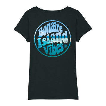 Bonaire Island Vibes, black T-shirt women