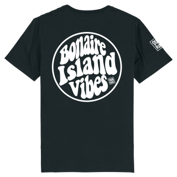 Bonaire Island Vibes logo T-shirt men, black