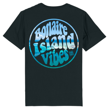 Bonaire Island Vibes special, black T-shirt