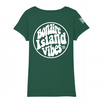 Bonaire Island Vibes logo T-shirt women green