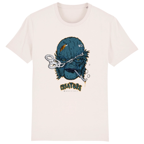 Creature men white T-shirt