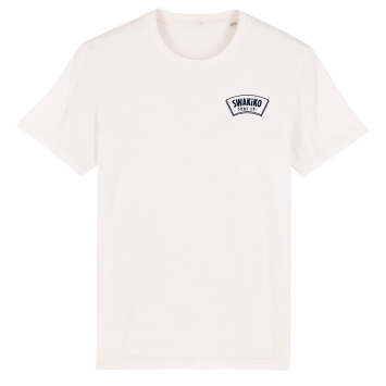 Wit T-shirt met Swakiko borstlogo
