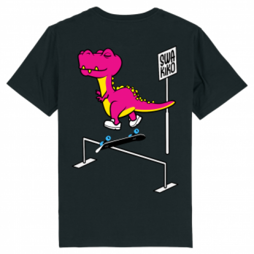 Skate t-shirt Grind Dino black