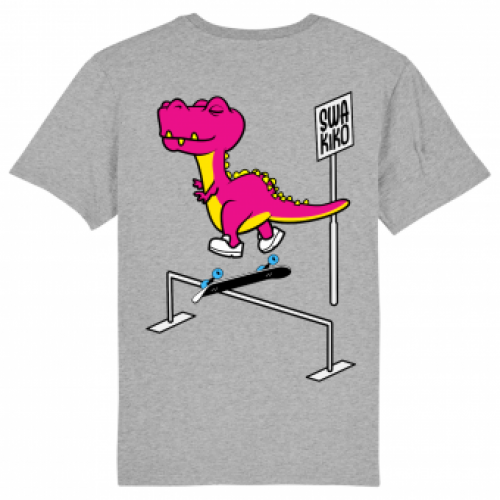 Skate t-shirt Grind Dino grey