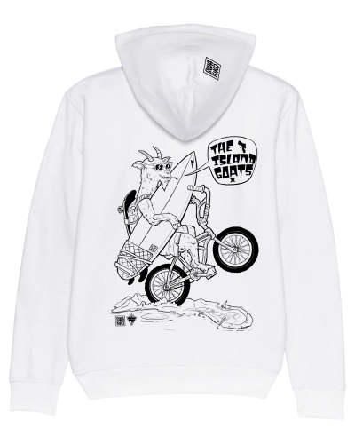 Bonaire Island Vibes hoodie white