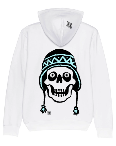 Hoodie Surf Peru, white