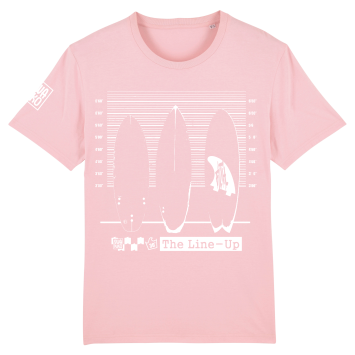 Lineup Surf T-shirt roze, mannen