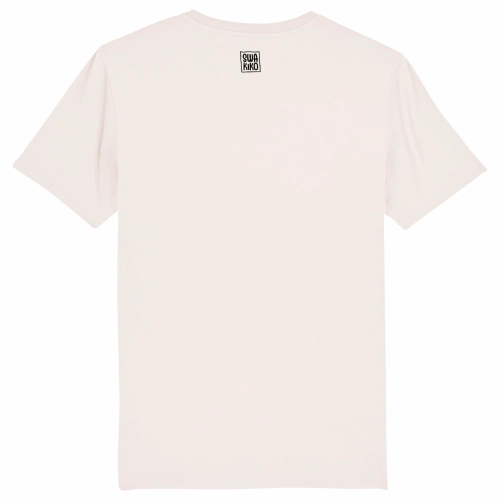 SWAKiKO logo back on white T-shirt