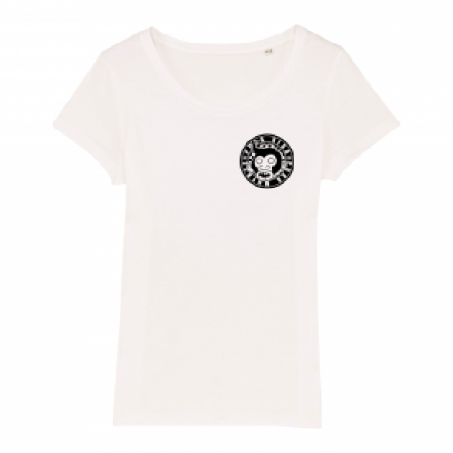 Skate T-shirt SWAKiKO front, women white
