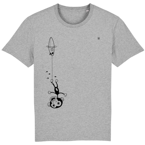 Surf t-shirt men grey, Kook Downunder