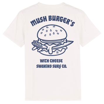 Mush Burger Surf T-shirt, white