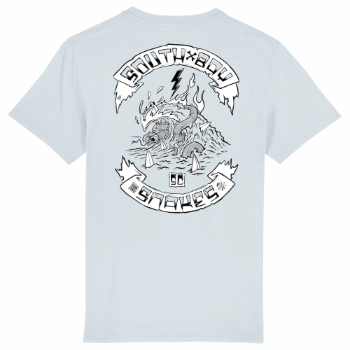 South Bay, back print men, blue T-shirt