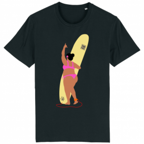 Surf T-shirt, Shakalicious, black