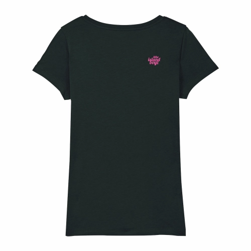 The Island Boyz, women black T-shirt back