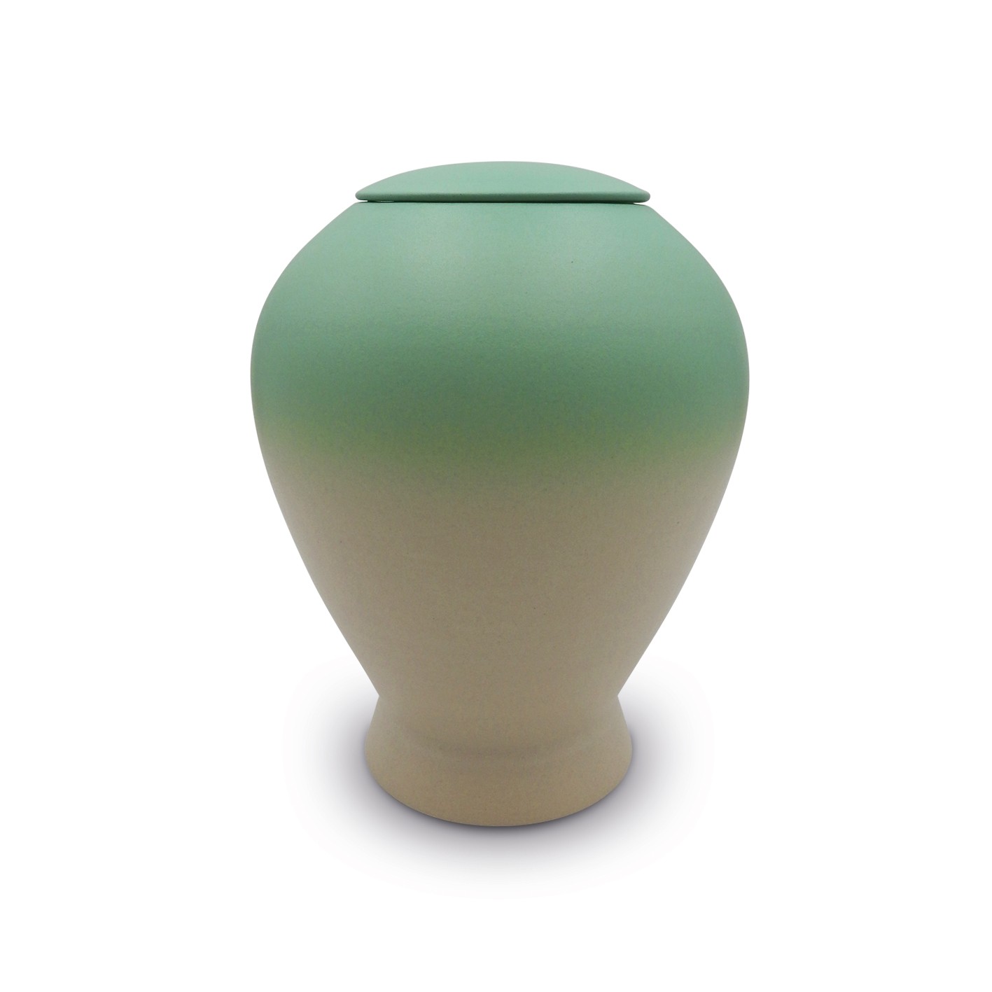 urn ct016 met kleurverloop mintgroen-creme