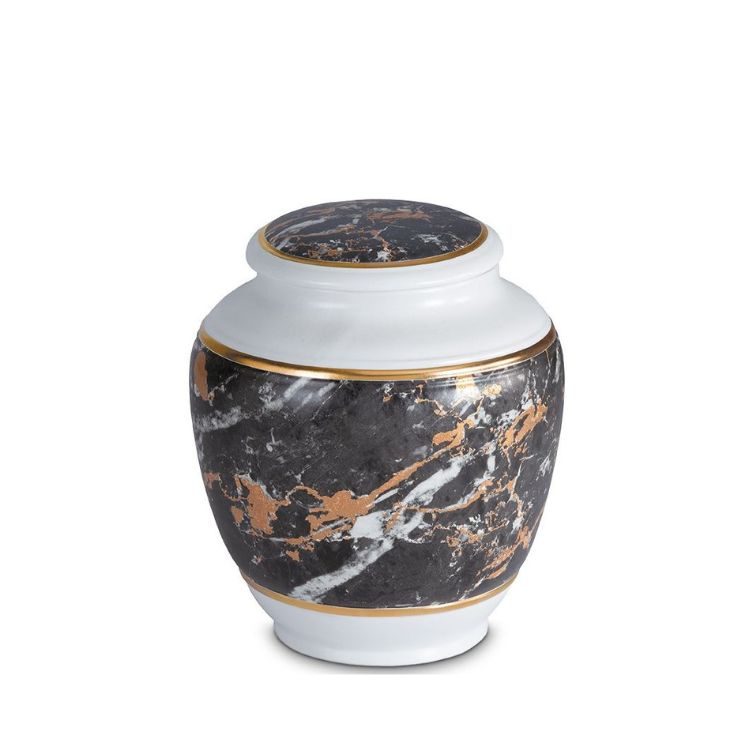 Classic urn zwart marmer 600ml