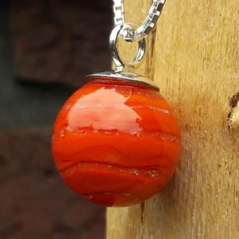 Bolhanger Oranje met deeltjes crematie-as