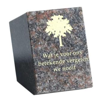 Gedenksteen: Wat je voor ons betekenden, vergeten wij nooit
