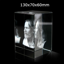 fotoglas-rechthoek-130x70x60mm met 2D of 3D portretfoto vanaf € 130,-