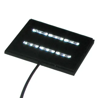 lichtsokkel 100x100mm | 6x3LED