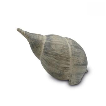 schelp urnament  in Grijs keramiek