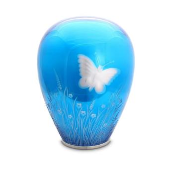 Butterfly urn Blue-Heaven