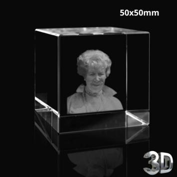 fotoglas kubus 50x50mm met 3D gravure