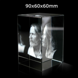 fotoglas-rechthoek-90x60x60mm met 2D of 3D portretfoto