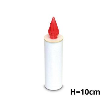 LED jaarkaars Rood (H=100mm)