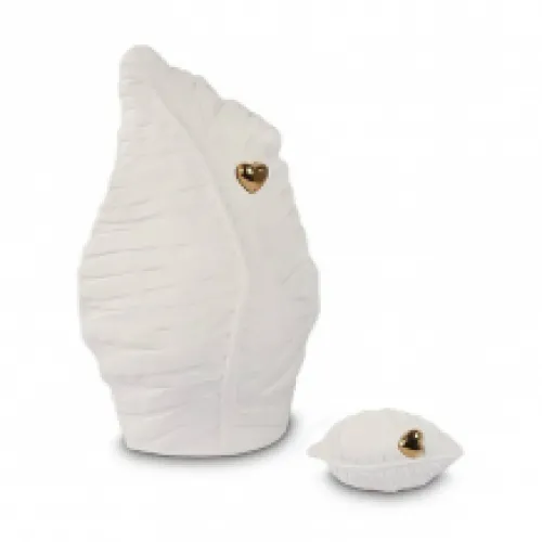 boomblad urn wit groot en klein