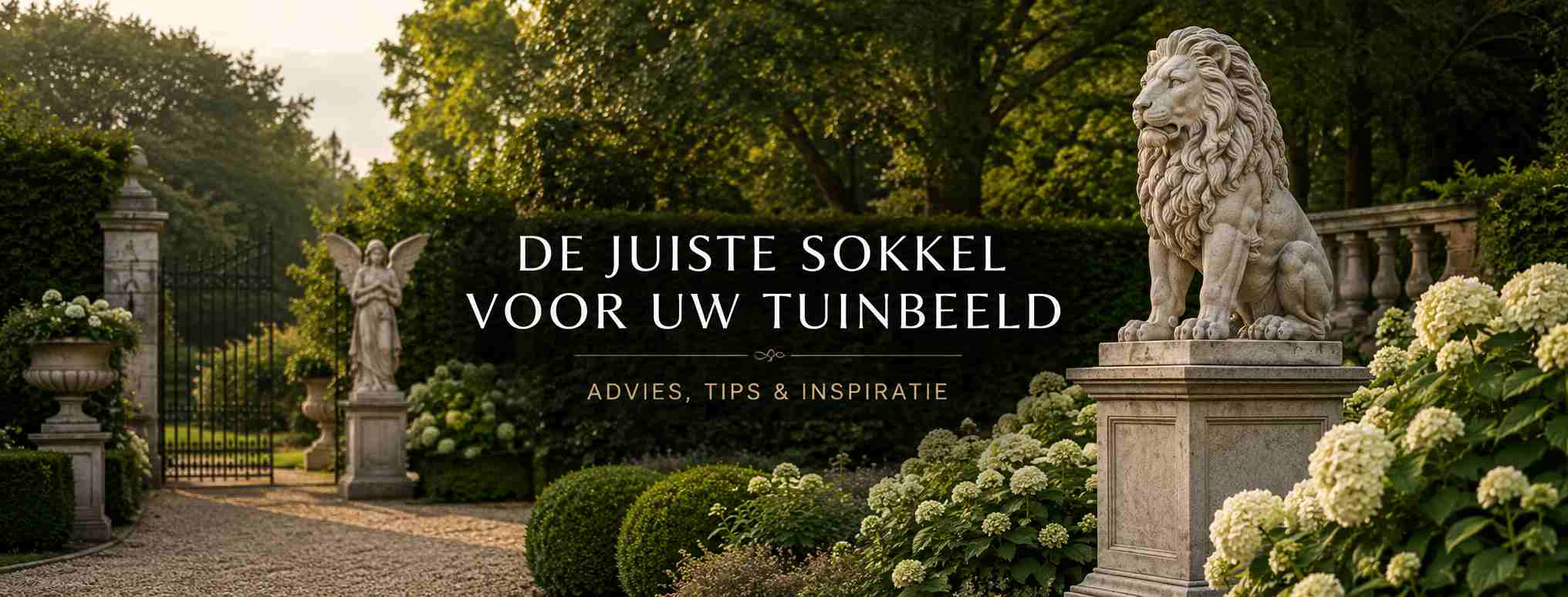 Wie wählt man den richtigen Sockel für eine Gartenstatue aus?