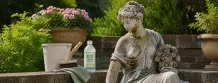 Comment entretenir une statue de jardin en pierre ou en b&eacute;ton ? Guide complet