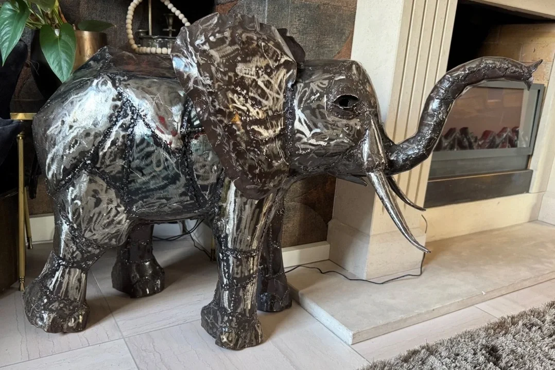 Beeld Olifant als stijlvolle decoratie - Bij Onze Klanten