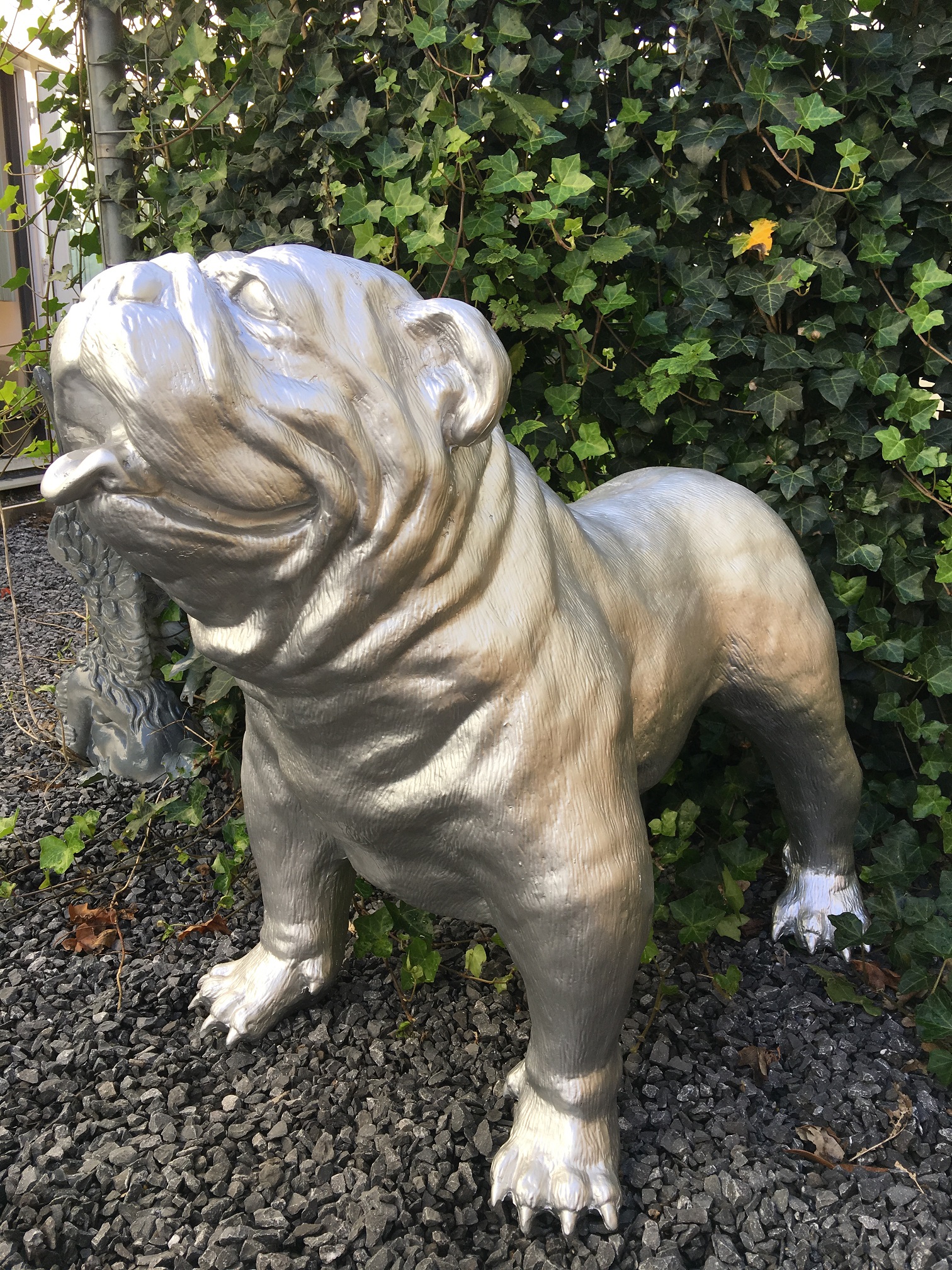 Bulldogge großes und robustes Modell, Polystein