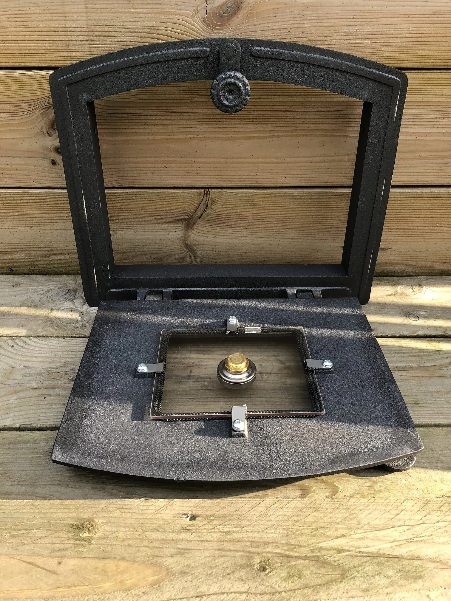 Sellon 24® Revisiedeur ovendeur 716057 ovendeur gietijzer rookijzer gietijzer