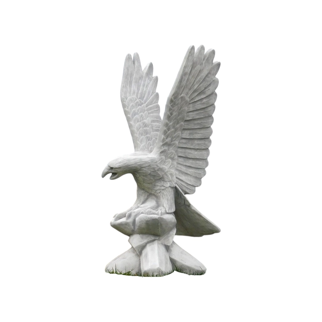 STEINGARTEN GROSS ART Deco Stil Blattrebe Detailliert Vogelbad 275388609552