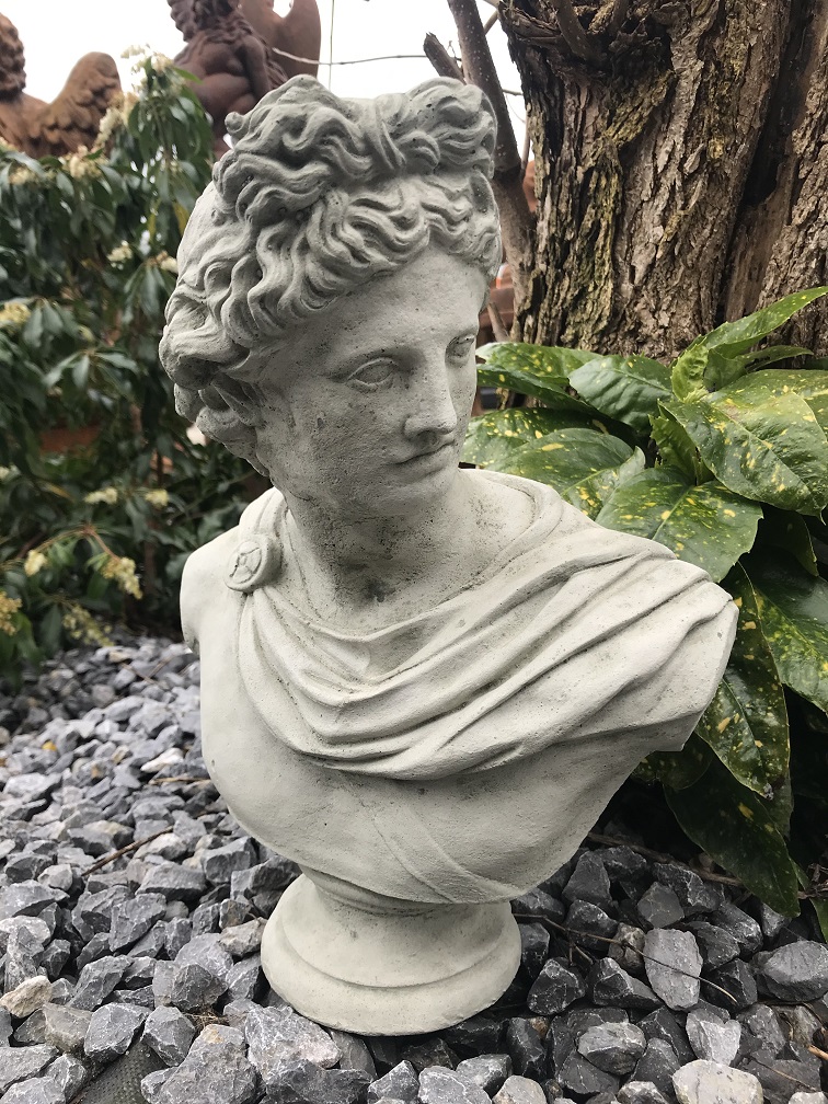 Buste van Apollo, mannelijke buste, sculptuur / figuur van Apollo
