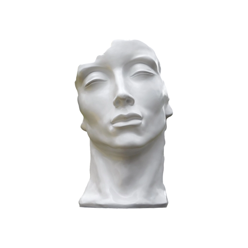 Sculpture de Visage de Femme Incarnant la Beauté Moderne – Mon Enseigne