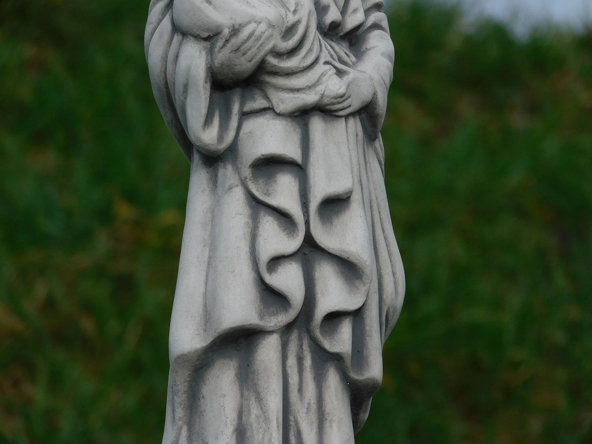 Maria met kind - stenen beeld - 42 cm - gedetailleerd
