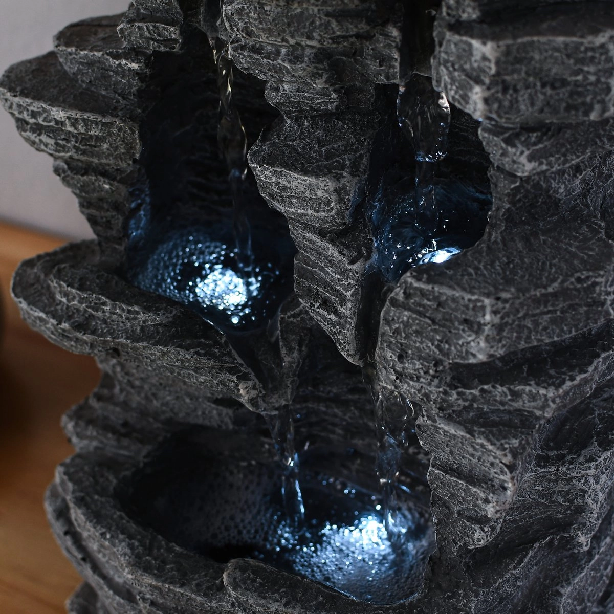 Wunderschne Zimmerbrunnen Wasserfall Gross Bild