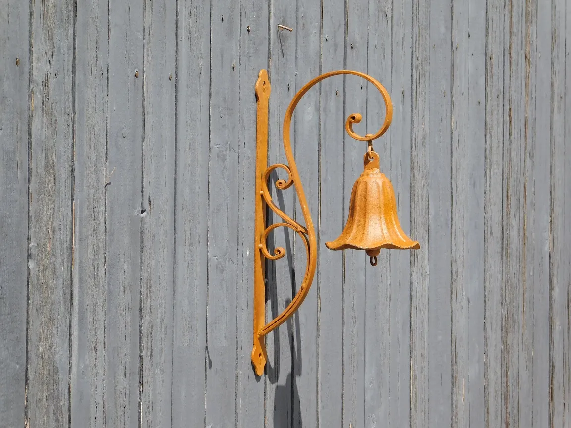 Vintage Halloween Hexe Türklingel - Gusseisen Türhänger Mit Besen Für Outdoor Dekoration