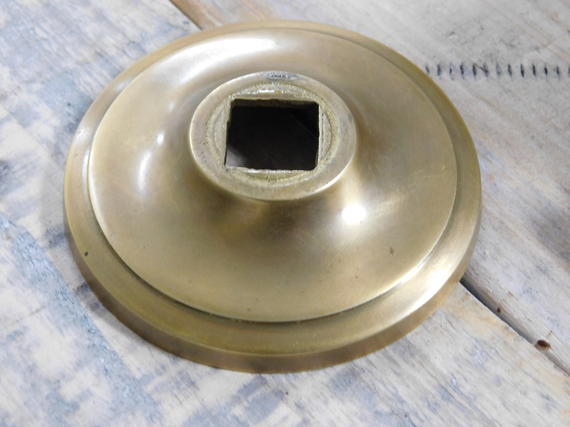 Deurknop antiek messing landhuis knop voor deur, trekknop (Vast).