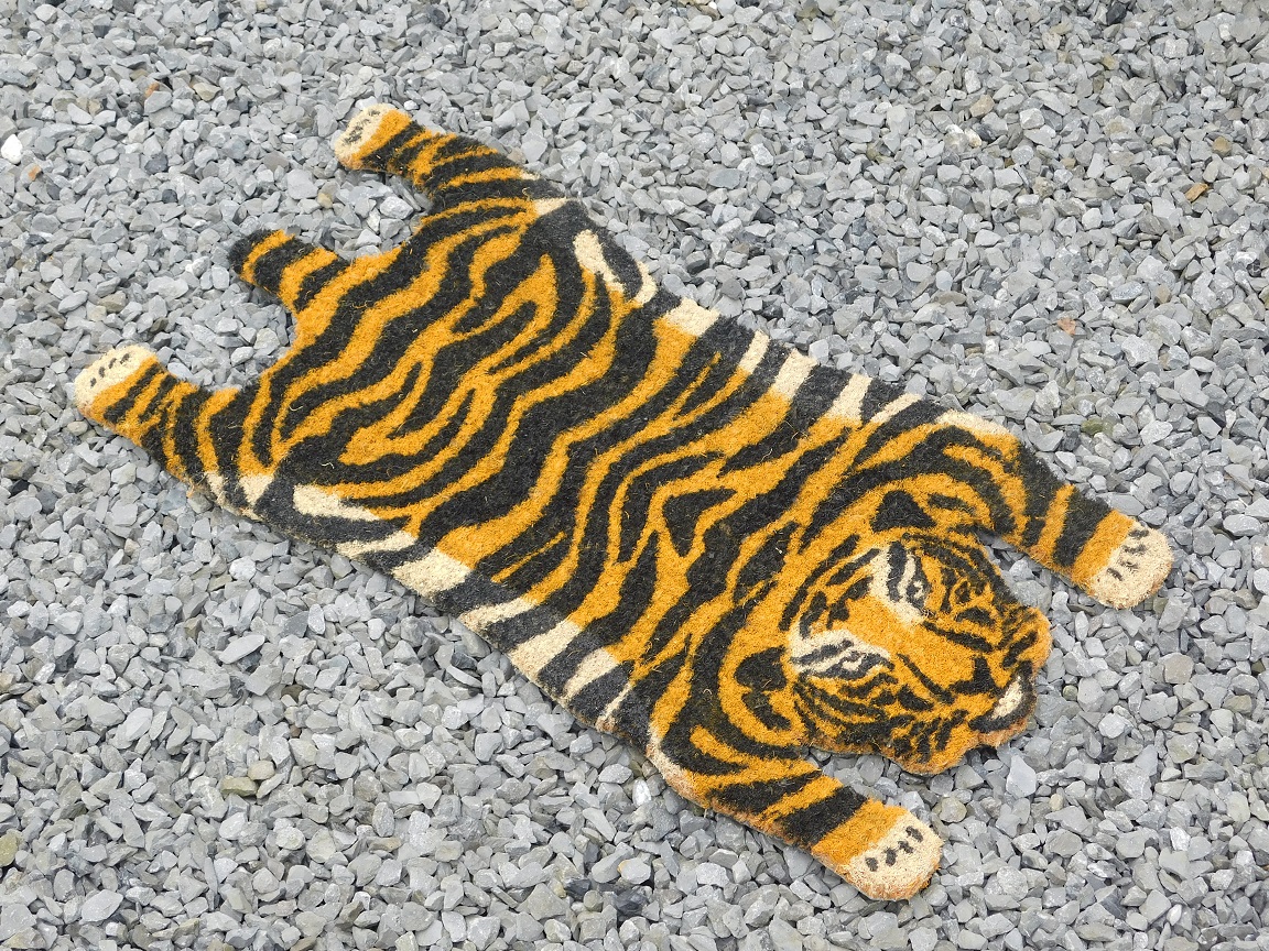 Fußmatte Kokos Tiger