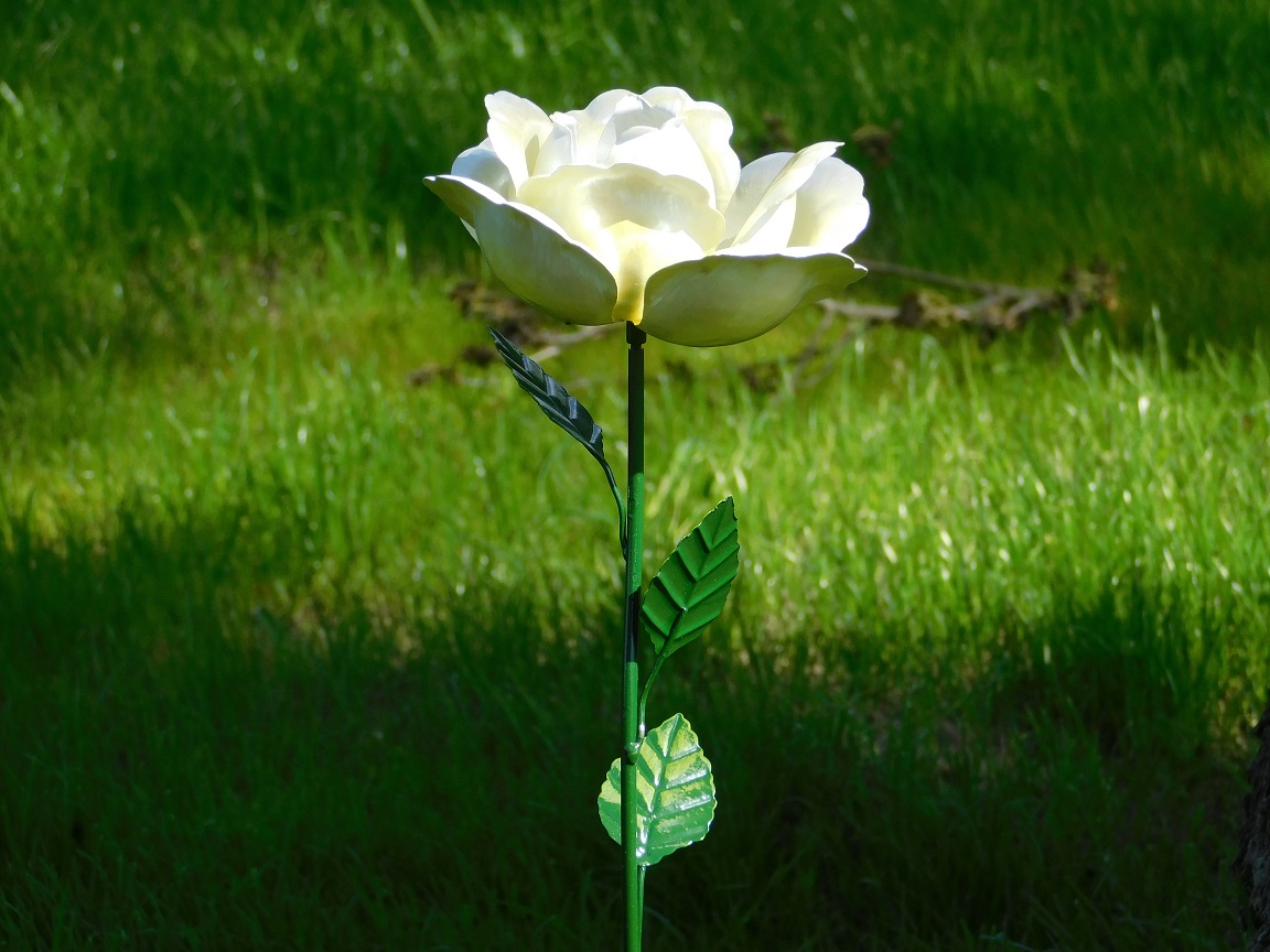 Handmade Rose - Gartenhocker 82 cm - Metall