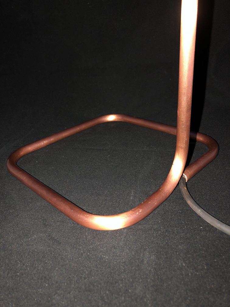 Designlampe, Tischleuchte Kupfer, einzigartiges Design, Stehleuchte
