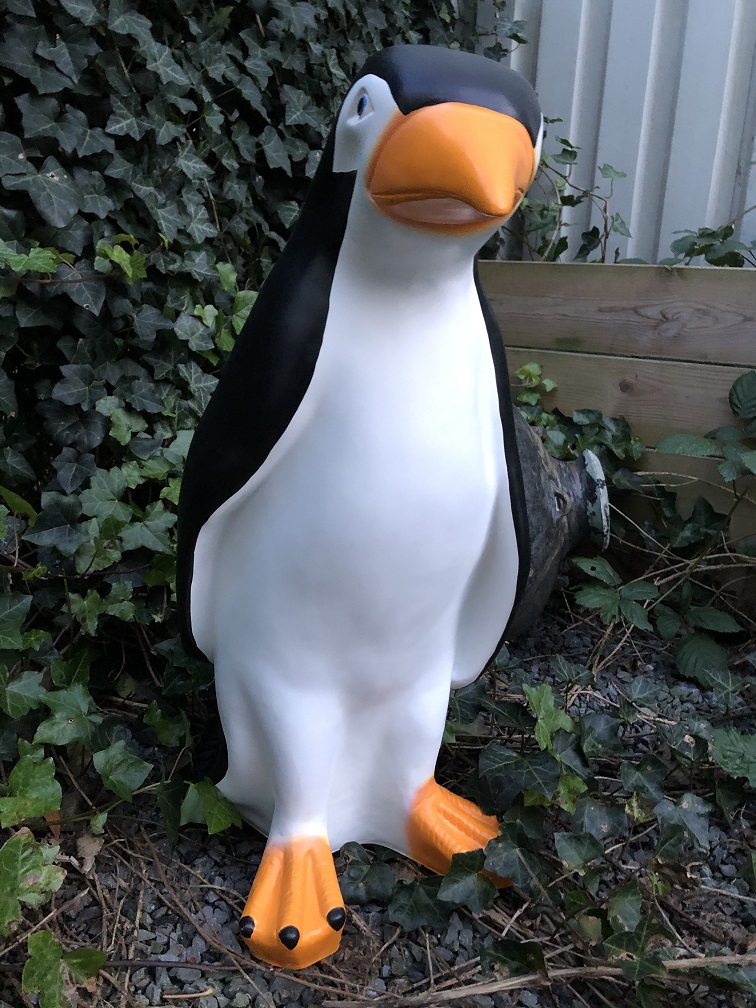 Pinguin beeld in kleur, polystein-show